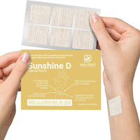 NUTRI-PATCH Sunshine D Topical Patch, Infused with D3, K2, Magnesium. Designed to Give You a Boost (30/Pack).