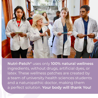 NUTRI-PATCH MULTI without Iron Topical Patch, Infused with D3, B Complex, Magnesium, and Zinc. Designed to Give You a Boost (30/Pack).